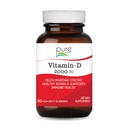 PURE ESSENCE LABS D-vitamiin 2000 RÜ - parim immuunsuse tugi täiskasvanutele - orgaanilised ja looduslikud vitamiinid - immuunsuse suurendamine ja toidulisandid (30 kapslit)