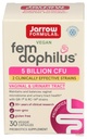 Jarrow valemid Fem-Dophilus - 5 miljardit CFU per Serving - Naiste probiootiline täiendus - Kuseteede ja vaginaalne tervis - kuni 30 serveerimist (Veggie kapslid)
