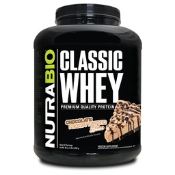 NutraBio Classic Whey Protein Powder- 25G Protein Per Scoop - Ei Täiteaineid, Kunstlikud Värvid, Säilitusained - Madal Glükeemiline Indeks - (Šokolaadi Maapähklivõi, 5 Naela)