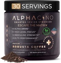 Alphacino Apex Instant Seenekohv - Black Maca Ashwagandha + Energiajoogipulber meestele, ideaalne lihaste kasvuks, Sharp Focus & Stamina, Mens Energy Powder Drink Mix, S7-30SV (4,68 oz)