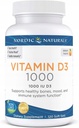 Nordic Naturals, Vitamiin D3 1000 RÜ, 120