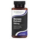 LifeSeasons Essentials - Bacopa ekstrakti täiendus - Mälu ja vaimse fookuse toetamine - edendab tervislikku stressireaktsiooni - suurendab kognitiivset funktsiooni - 900 mg / Serving - 60 kapslit
