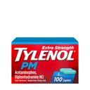 Tylenol PM Extra Strength Nighttime Pain Reliever & Sleep Aid Caplets, 500 mg Acetaminophen & 25 mg Difenhüdramiin HCl, Abi öiste valude ja mitte-Habit Forming, 100 ct