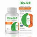 Bio-K + täiustatud sooletoetus Probiootikum - 50 miljardit CFU - vegan, gluteenivaba, mitte-GMO - toetab seedetrakti tervist ja korrapärasust - meestele ja naistele - 20 kapslit