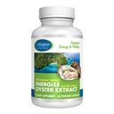 Energize austrite ekstrakti täiendus meestele ja naistele - tsink, tauriin, aminohapped - toetab energiat ja heaolu, toodetud USAs, 500 mg, 60 köögiviljakapslit.