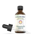 Dr Clark Vedel D-vitamiini täiendus – 1000 IU, 1 Fl Oz, toetab immuunsüsteemi ja luude tervist
