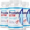 (3 Pack) Eesnäärme Ultra toidulisandid meestele Eesnäärme tervise valem (180 kapslit)
