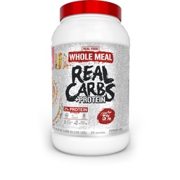 5% Toitumine Rikkalik Piana Real Süsivesikud + Valk | Puhas mass Gainer Meal Asendusvalgu Pulber | Süsivesikud Pre Workout / Tööjärgse taastamise Meal | 3 lb, 20 Srvgs (Sünnipäeva Kook + Valk)