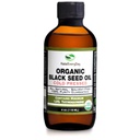 Orgaaniline musta seemne õli - USDA sertifitseeritud külmpressitud klaasi pudel üle 1,5% tümokinoon 3X tugevus Türgi must köömen Nigella Sativa Non-GMO 100% puhas mustseemneõli (4oz klaaspudel)