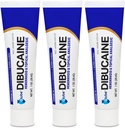 (3 Pack) Globe Dibucaine 1% Hemorroidravi salv - 1 Oz Kiire Numbing Relief, Hemorroidravi Itch ja Burn
