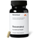 Momentous Resveratrooli täiendus 450 mg - Trans-Resveratrool tervislikuks vananemiseks, aju ja südame toetamiseks - NSF sertifitseeritud spordi jaoks - GMO- ja gluteenivaba - 30 serveerimist