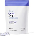 good.clean.goop wellness The Brain Boost Daily Chews | Dietary Supplement for Energy and Focus | L-theanine & Kofeiin | Caffe Latte Maitsestatud | Brain Booster with Nootropics | Pack of 30 Chews | Vegan