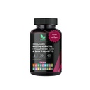 Multi kollageen Juuksepillid - Biotiin 10000mcg, Keratin & Hüaluroonhape - Juuste kasv - Nahk & küüned Vitamiinid & DHT Blocker - Vitamiin E Foolhape Kõrvitsa Seed MSM, Saw Palmetto 60 Vegan Kapslid