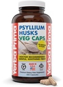 Yerba Prima Psyllium Husks Veg Caps, 400 Kapslid (625mg) - Vegan, Non-GMO, Gluteenivaba, Colon Cleanser, Daily Fiber Supplement Soolestiku Tervis ja korrapärasus