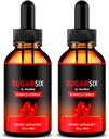 NutraRize (2 Pack) SugarSix tilgad, ametlik suhkur kuus vedelat valemit, kõik looduslikud toetused stabiilsele ja tervislikule tasemele, Premium Dropper hea ringluse säilitamiseks, Sugar Six Review (60 Servings)