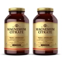 Solgar Magneesiumtsitraat - 120 tabletti, pakend 2 - toetab närvi- ja lihasfunktsiooni - väga imenduv - mitte-GMO, vegan, gluteenivaba, kosher - 120 kokku