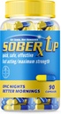 SOBER UP Maximum Strength Relief & Fast Acting Relief • Party Smart Pills • Anytime You Drink Vitamin Supplement w/DHM + Glutatioon + Chlorella + L-Theanine (USA)