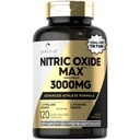 Carlyle lämmastikoksiidi täiendus 3000mg | 120 kapslit | Pre Treening L-arginiin & L-tsitrulliin | Mitte-GMO, Gluteenivaba