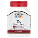 21st Century D 1000 RÜ tabletid, 300 Count