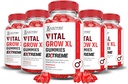 Põhjendatud Laboratories (5 Pack) Vital Grow XL Extreme 2000MG Performance Gummies Advanced Formula formuleeritud ACV granaatõunapeedi mahl Pulber B12 Vegan Non GMO 300 Gummys