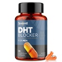 DHT Blocker meestele Saw Palmetto & Biotin, juuste kasvu valem vedel-täidetud kapslites, juuste väljalangemise toidulisandid, juuste regenereerimise vitamiinid, kaubanduslikud taimsed segud - 90 kapslit (1 pudel)