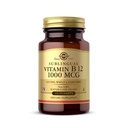 Solgar Sublingual Vitamiin B12 1000 mcg - 100 Nuggets - Non-GMO, Vegan, Gluteenivaba, Piimavaba, Kosher - 100 Servings