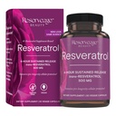 Reserveage Beauty, Resveratrol 500 mg, antioksüdant täiendada südame ja raku tervise, toetab tervisliku vananemise ja immuunsüsteemi, Paleo, Keto, 30 kapslit