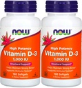 Nüüd toidud - vitamiin D3-1000iu (180 pehmegeeli) 2 PAKK