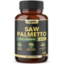 8in1 Saw Palmetto eesnäärme tugisammas Ashwagandha, kurkum, ingver, nõgesleht, Püha basiilik ja rohkem - 120 Vegan kapslit 2 kuud