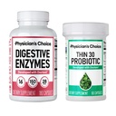 Arsti valik - Beat Bloat + Support Weight Management Bundle: Seedeensüümid 180ct + Õhuke 30 Probiootikum 60ct - Väärtuspakett