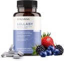 Lullaby | Gentle Kids Natural Sleep Aid | Pediatrician Recommended | Delicious Low Dose Melatonin & Non-Habit Forming Mixed Berry Chewable Tablets | with Chamomile, Magnesium for Kids 3+