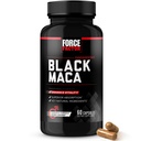 Jõufaktor Black Maca Root Vitality Supplement for Men with Superior Absorption and Power, Natural Maca Negra Extract, Fundamentals Series, 1000mg, 60 kapslit
