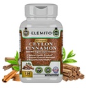 Ceyloni kaneeli kapslid, energia, südame ja ainevahetuse tugi, sertifitseeritud orgaanilised tseiloni kaneeli tabletid, mitte-GMO, vegan, gluteenivaba - 120 kapslit