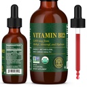Global Healing Center - Vitamiin B12 Sublingual 5000 MCG Organic Vequid Supplement, metüülkobalamiin, adenosüülkobalamiin, hüdroksü Pikaajaline energia ja tervislik ainevahetus - Vegan B12 Vitamiinid (1 Oz)