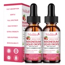 Magneesiumglütsinaat Vedelik, kõrge potents Magneesium Glütsinaat, tsitraat, Suhkruvaba Vegan Mitte-GMO kompleks Toidulisand soodustab närvilisust, lõõgastumist, lihaseid, une toetust *