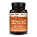 Dr Mercola Curcumin Advanced - 500 mg kurkumiini juureekstrakt - 95% kurkuminoidid - nägemise tervise, seedimise ja fookuse jaoks - püsiv vabanemine - mitte-GMO, gluteenivaba ja sojavaba - 30 kapslit (30 portsjonit)