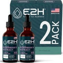 E2H Elderberry Syrup – võimas antioksüdantide täiendus orgaanilistest leedrimarjadest Ekstrakt – Sambucus Elderberry Syrup lastele ja täiskasvanutele immuunsuse toetamiseks | Mitte-GMO, vegan (2 pudelit)