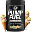 PMD Sport Pump Kütus Ultra Kofeiin Tasuta - Premium Pre Workout Pulber & Lihaspump, Suurem fookus, Vastupidavus & Taastamine, Premium Kreatiin, Arginiin & Beeta Alanine - Vikerkaare šerbet (30 Servings)