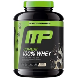 MusclePharm Võitle 100% vadakuvalgu pulber, küpsised "N" kreem maitse, kiire taastumine ja lihaskasv vadakuvalgu isolaadiga, kõrge valgupulber naistele ja meestele, gluteenivaba, 5 lb, 69 Servings