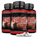 Justified Laboratories (3 Pack Lämmastikoksiid Xtreme 5000 Advanced Men's Heath Formula 60 Capsules)
