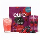 Cure Hydration | Plant-Based Electrolyte Drink Mix | No Add Sugar | FSA-HSA | Dehüdratsioon Relief Pulber valmistatud kookosvesi | Non-GMO | Vegan | Pouch of 14 Packs - Marja granaatõuna