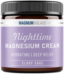 Magneesiumi asukoht - öine magneesiumkreem - rakendage jalgadele, kätele või rinnale - aktuaalne magneesiumkloriid - USA valmistatud ja ohutu lastele (Clary Sage)