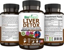 BioFinest Maksa Detox Supplement - 22 Toitainet Piimaohakas Artišokk Selleri Seed Chanca Piedra Beet Root Dandelion Turmeric Ginger - Alkohol Puhasta energia Seedimine Metabolism (120 Veg. Kapslid)
