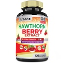 Hawthorn Berry Supplement Extract Kapslid - 120 Vegan Kapslid 4 kuud - Kombineeritud suhkrupeedi Juur, Ashwagandha, Kurkumiini Ja Must Pipar