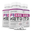 (3 Pack) F1 Keto Pills 1275MG Uus ja täiustatud valem Sisaldab Õunasiidrit Äädikat Ekstra Neitsioliiviõli Pulber Roheline teeleht 180 kapslit