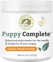 Wholistic Lemmiklooma Orgaanilised Kutsikad Täielik - Koer Multivitamiini Pulber - 8 Oz - Igapäevased Koera Vitamiinid Ja Toidulisandid Omatehtud Toidule - Immuunsüsteem, Nahk, Coat & Üldine Tervis - Väikesed ja Suured Tõu Kutsikad