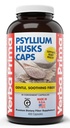 Yerba Prima Psyllium Husks kapslid, 625 mg, 400 kapslit - looduslik kiud meestele ja naistele - Regulaarsuse tugilisa