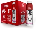 5% Toitumine Kill It Ready-to-Drink High Stim Pre Workout | 400mg Kofeiini Energiajook | Extreme Pump, Kestvus, Fookus & Hüdratsioon | Tsitrulliin, Beeta-alaniin, Tauriin | 12 Pack (Metsmarja)