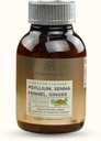 Seedetrakti puhastuskapslid - 1200mg Psyllium, Senna, Fenel, Ingveri ekstrakt - 60 Count, Natural Seedetrakti & Health Support Supplement, õrn soole liikumise abi - Vegan valem tasakaalustatud soolestiku tervisele