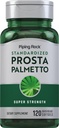 Piping Rock Saw Palmetto meestele ja naistele | 120 Softgels | Kompleks kõrvitsaseemneõli & Pygeum Extract | Extra Tugevus eesnäärme täiendada | Non-GMO, Gluteenivaba